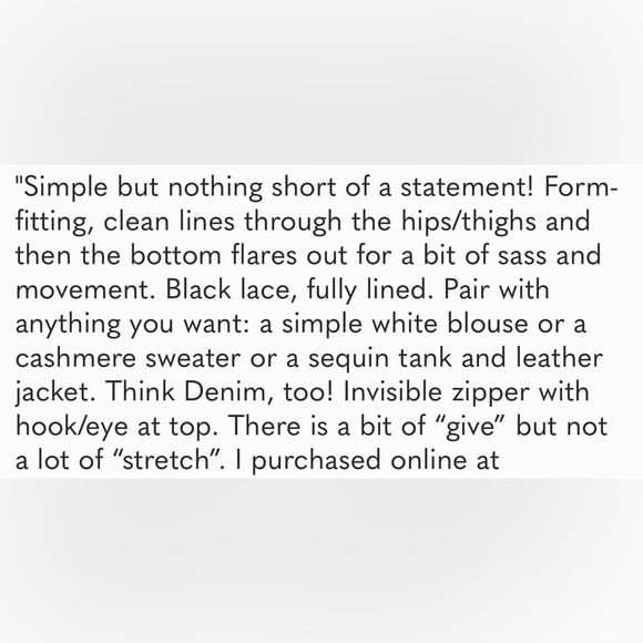 New J.CREW Tall Black Lace Trumpet Skirt Midi Holiday Cocktail Party Work Long - Picture 9 of 12